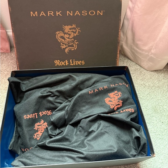 Mark Nason Men's Black Italian leather boots - Picture 5 of 6